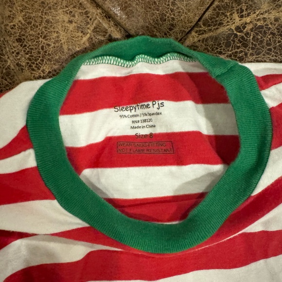 Holiday Pajamas Unisex Size 8 - Picture 2 of 7
